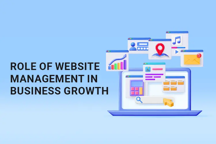 Role of website management for business growth