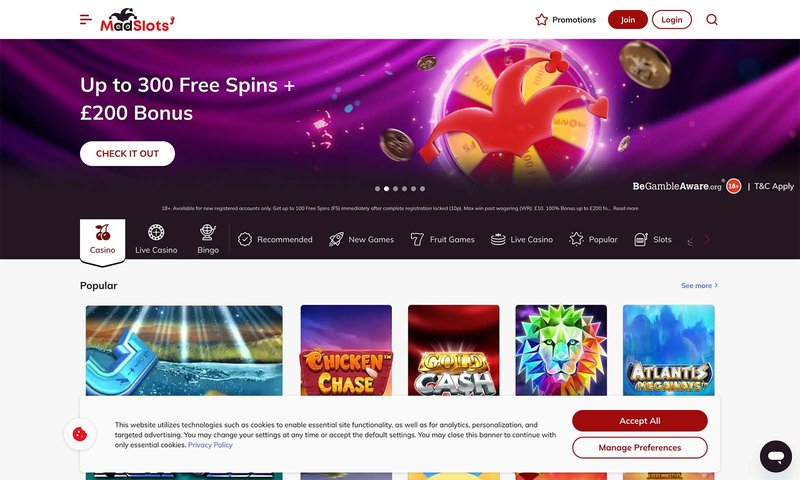 Discover the Thrill of Real Money Gaming at MadSlots Online Casino UK